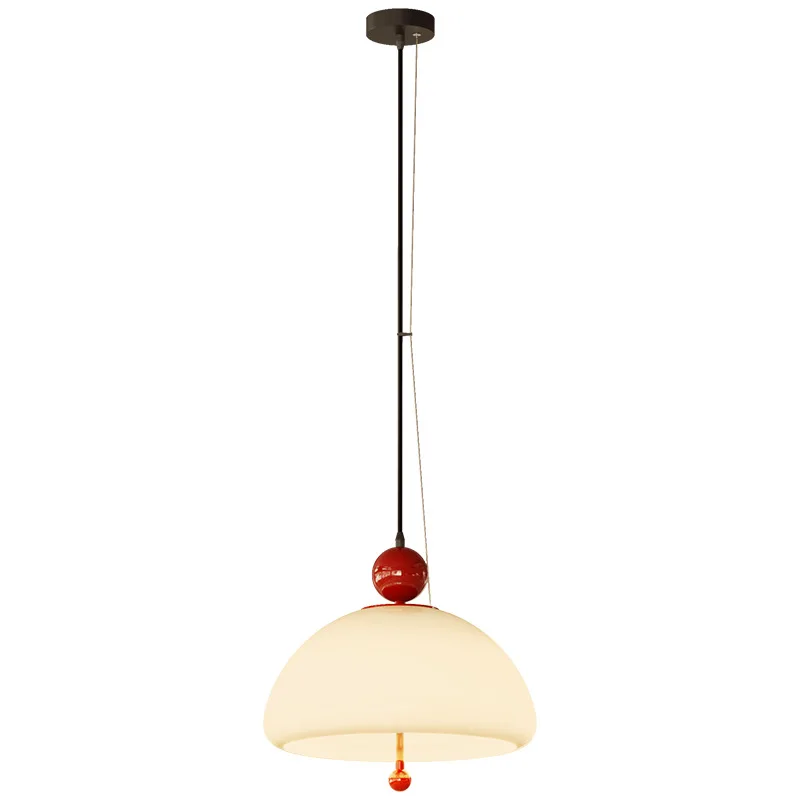 

Modern minimalist glass art French cream wind bar lamp