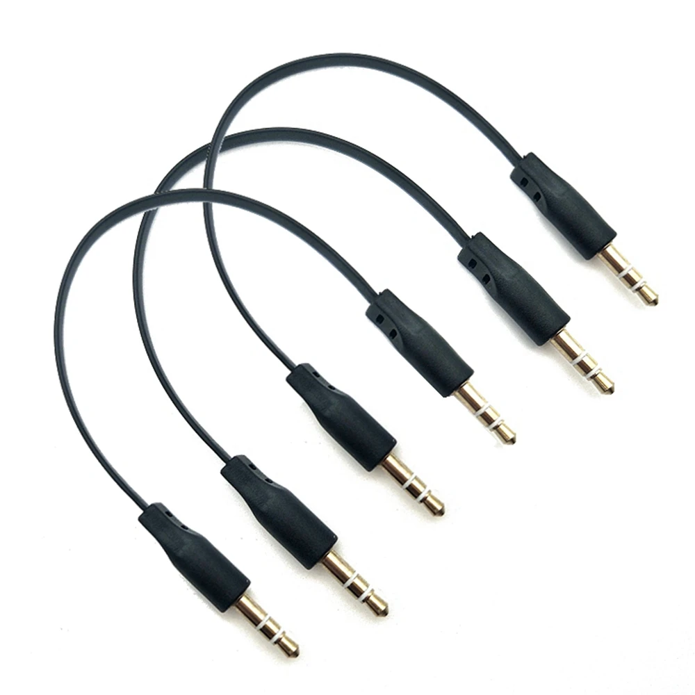 Kabel Audio colokan 3.5mm untuk colok kabel bantu otomatis kabel audio stereo jack cocok untuk iPod MP3 ponsel 10CM