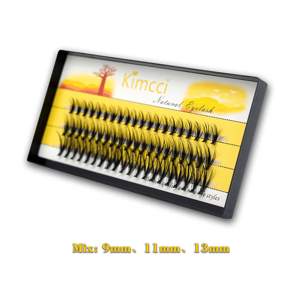 20D Cluster Lashes Makeup Cilia Bundles MIX Length 8/10/12 Mink Eyelash Extension Natural 3D Volume Faux Eyelashes Individual