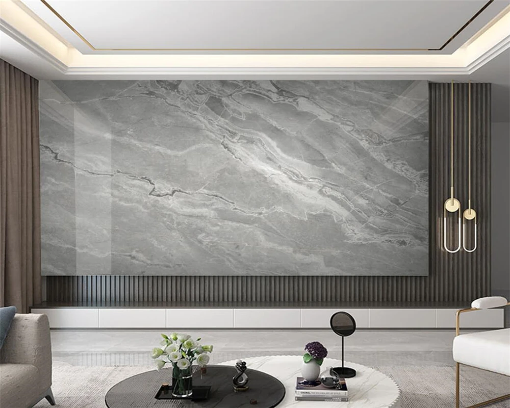 beibehang Custom papel de parede modern bedroom living room decorative painting three-dimensional marble new wallpaper