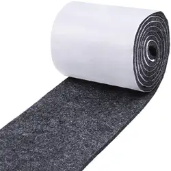 100cmSelf Adhesive Felt Tape Polyester Felt Strip Roll Hard Surface Protector Black Furniture Felt Strips DIY Shape Sliding Pad