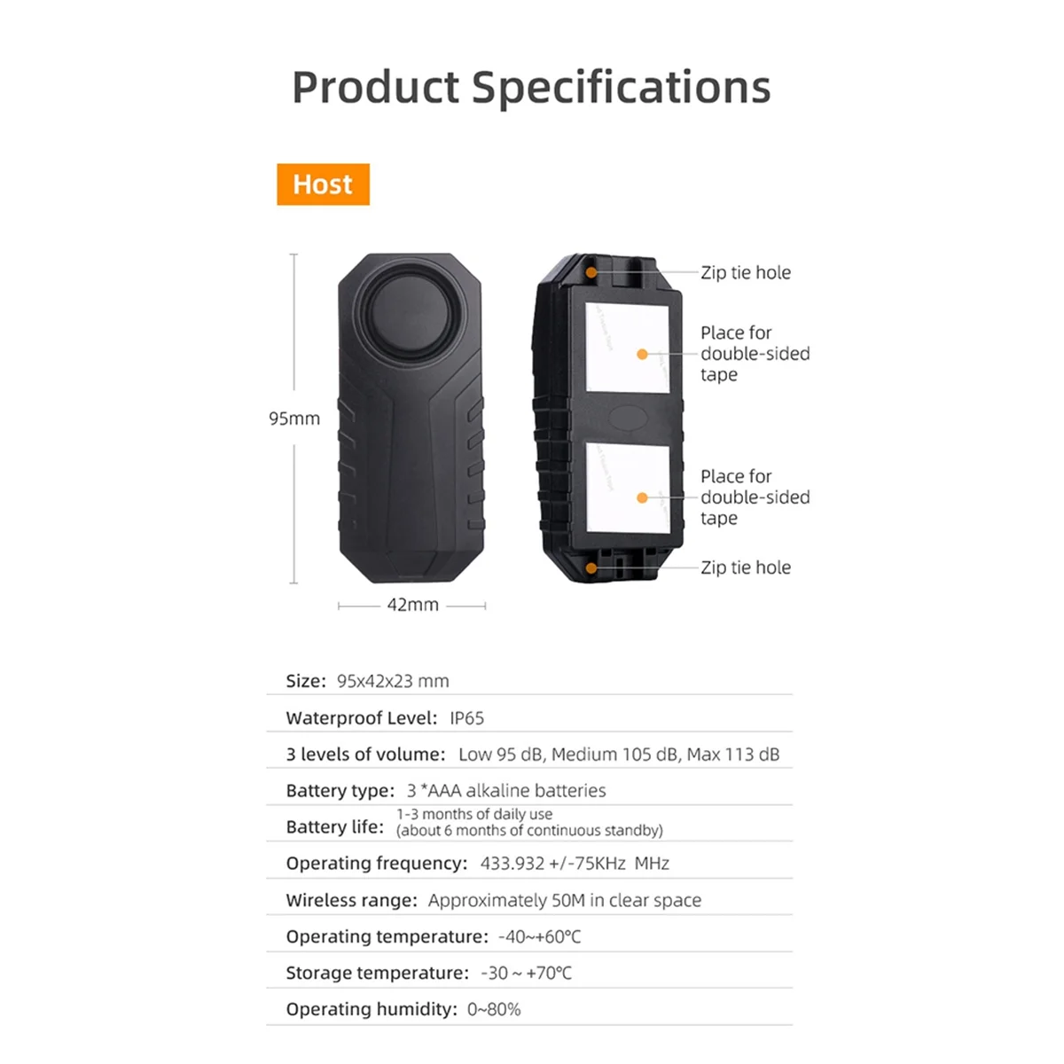 AT42 велосипедный звонок сигнализации 113 дБ электрический велосипедный звуковой сигнал мотоцикл безопасность противоугонный беспроводной пульт дистанционного управления детектор вибрации