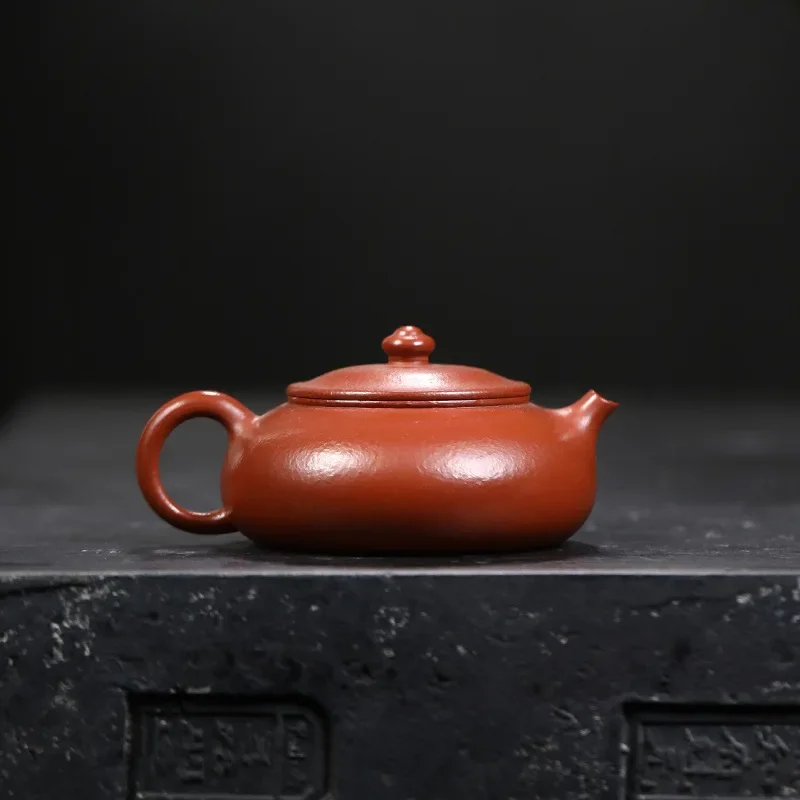 140ml Chinese Yixing Purple Clay Teapot Master Handmade Tea Pot Coarse Sand Zhu Mud Kettle Beauty Tea Infuser Zisha Tea Set