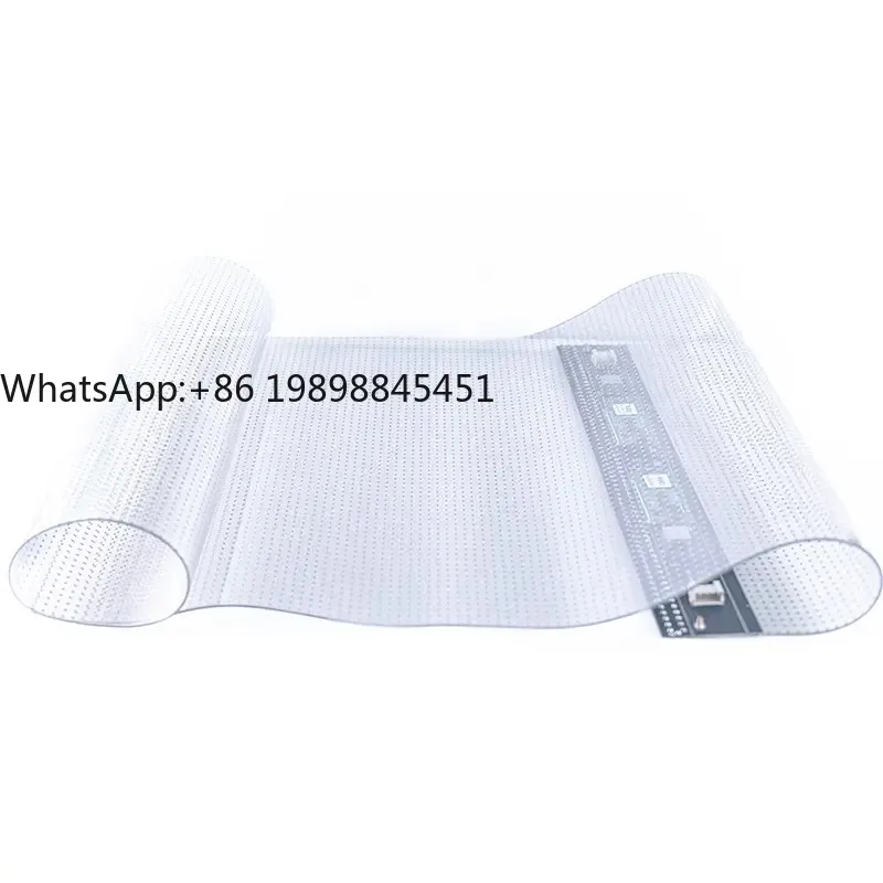 

P10 Foldable Screens Indoor Flexible Led Transparent Display Ultra High Brightness for Cultural Exhibitions