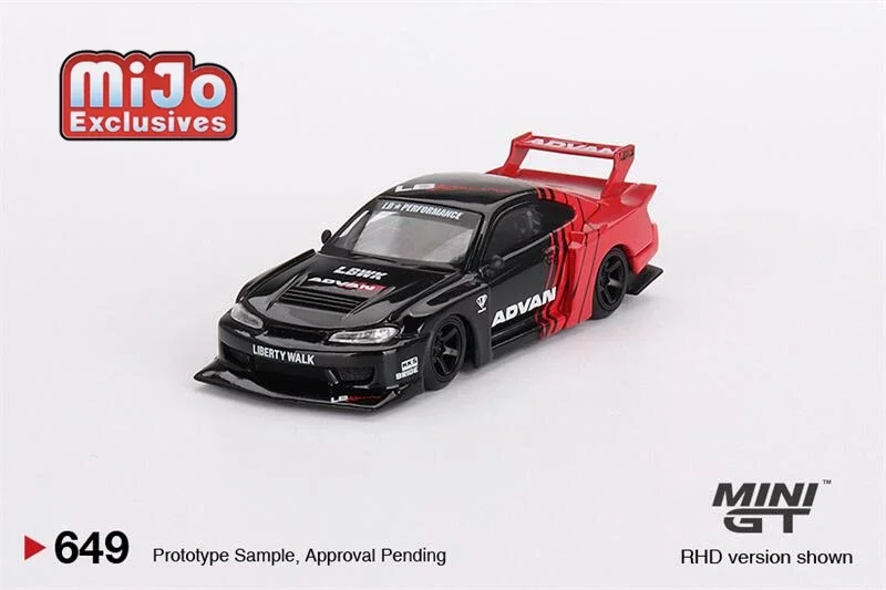 

MINI GT Mijo Exclusives 1:64 LB-Super Silhouette S15 SILVIA ADVAN RHD Модель автомобиля