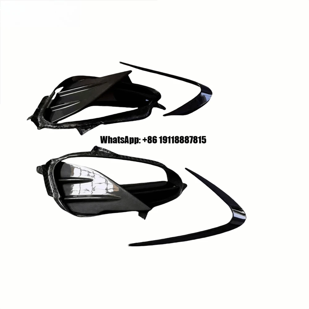 Dry Carbon Fiber Replacement Air Vents for Ferrari SF90 Side Fender Vent Car Part Exterior Accessories