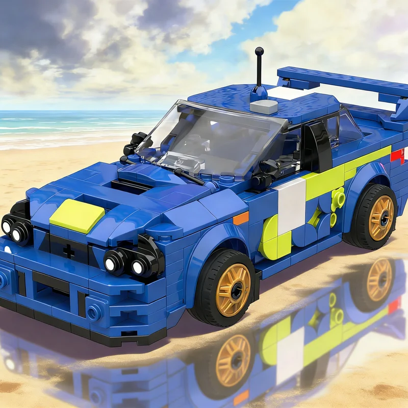 

Конструктор MOC City Champions Subaru Impreza GB Rally Solberg S, 433 детали, полная модель, развивающая игрушка, подарок на Рождество, строительные блоки для детей