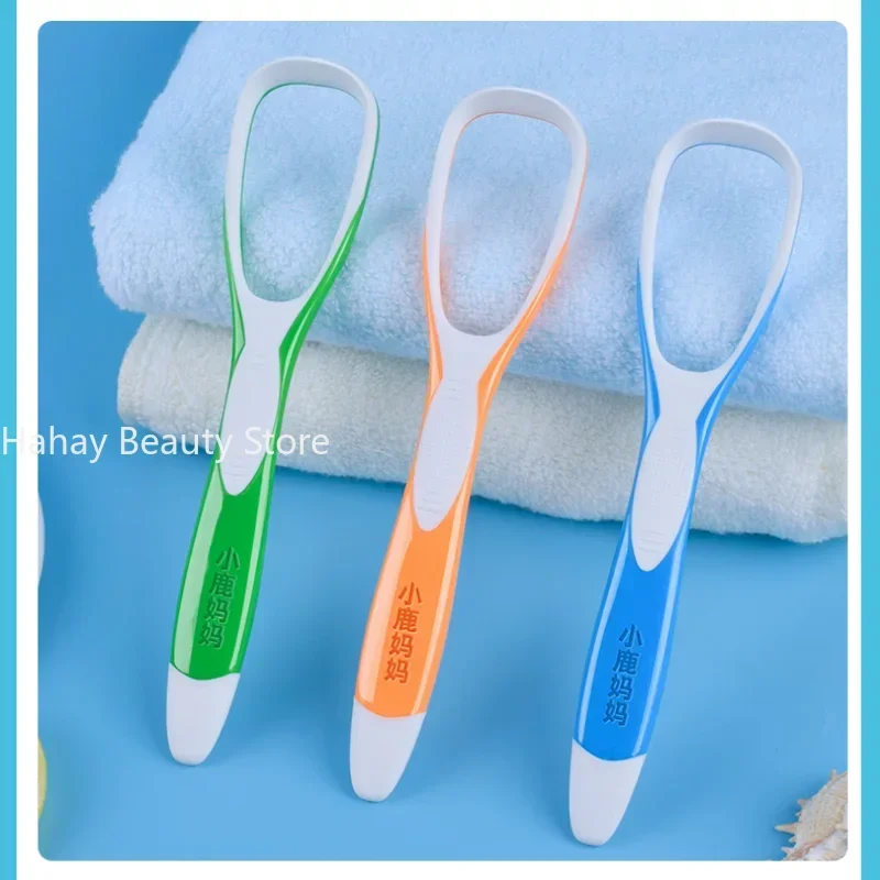 Silicone língua limpador para adulto, escova de dentes para combater o mau hálito, limpeza dental ferramenta