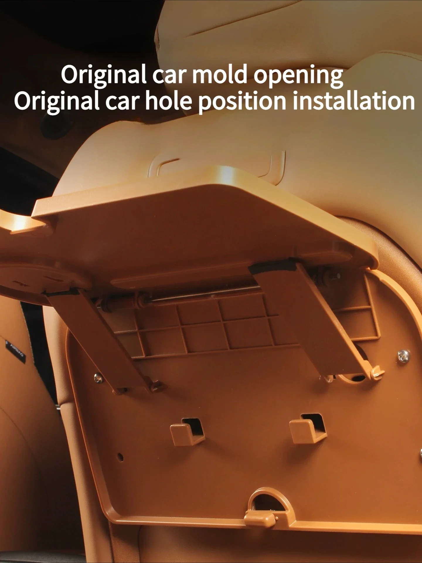 For Chery ICAR V27 2026 Car Seat Back Table Tray ABS Foldable Seatback Laptop Desk Working Table Car Interior Accesories detail image 2