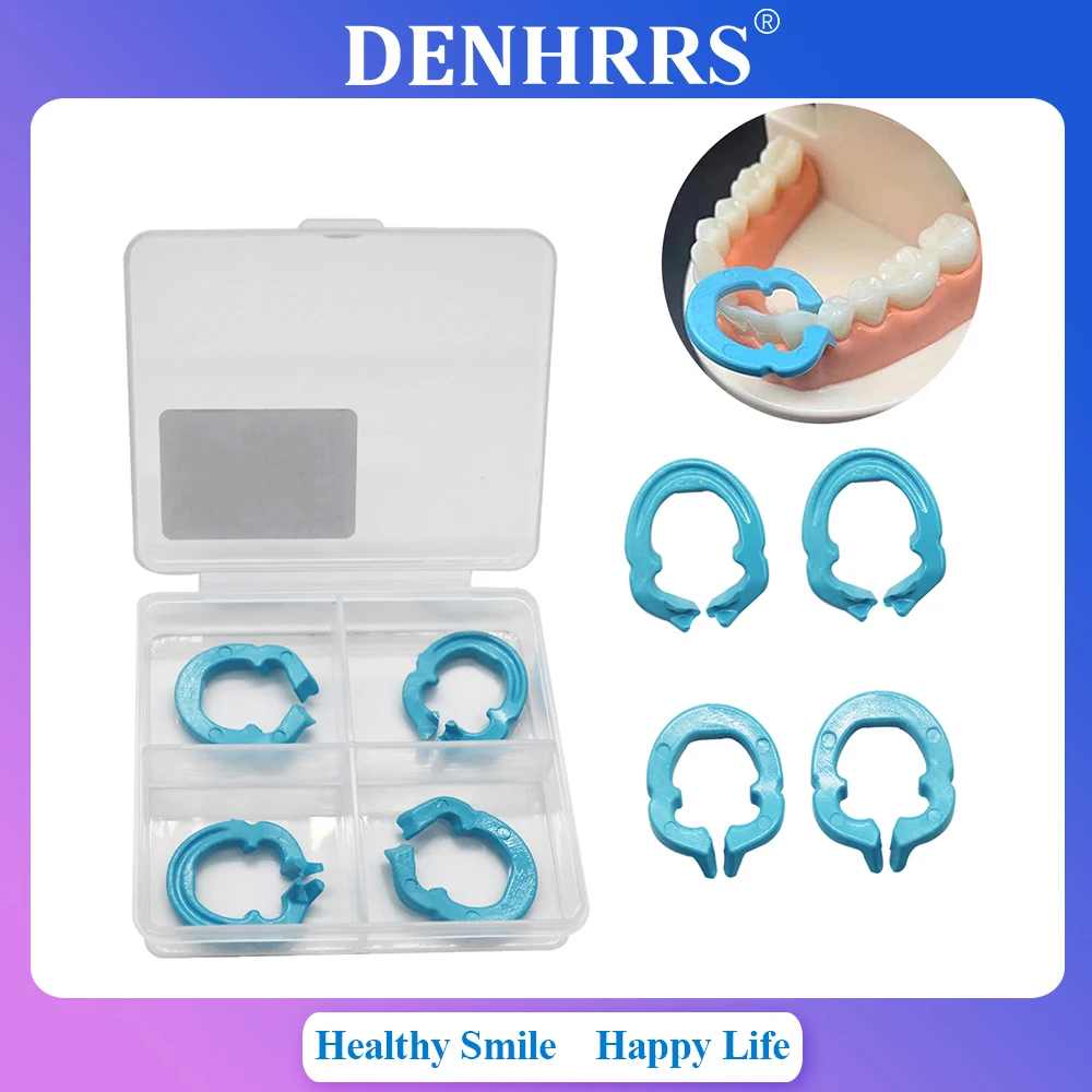 4 قطعة/صندوق الأسنان المطاط السد المشبك الراتنج مصفوفة حلقة كليب مصفوفة ثابتة المشبك الأوتوكلاف لأداة مختبر الأسنان #3
