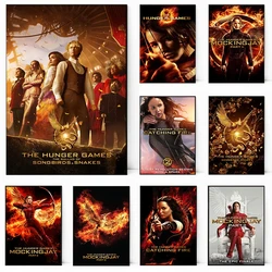 The Hunger Games Poster Classic movie poster Canvas Printing wall art decoration hanging painting For Home Living Room Art Decor