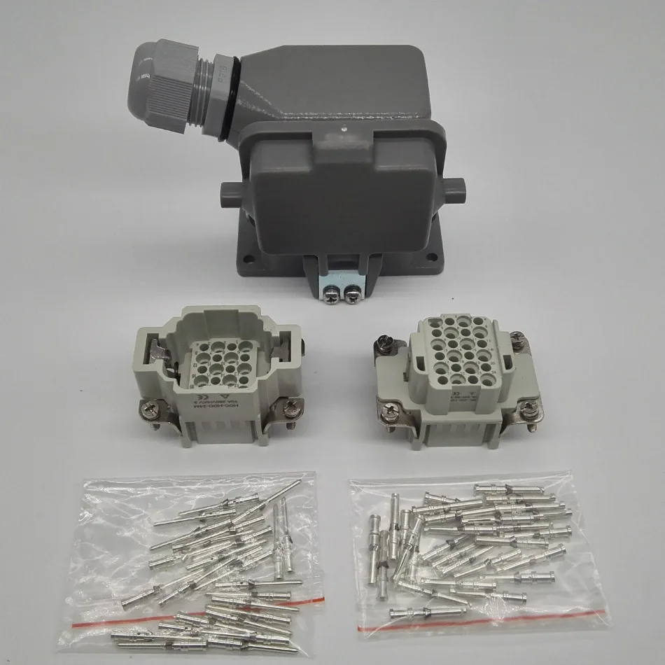 Heavy-duty connector rectangular connector industrial waterproof aviation plug HDC-HDD-024-FC/024-MC