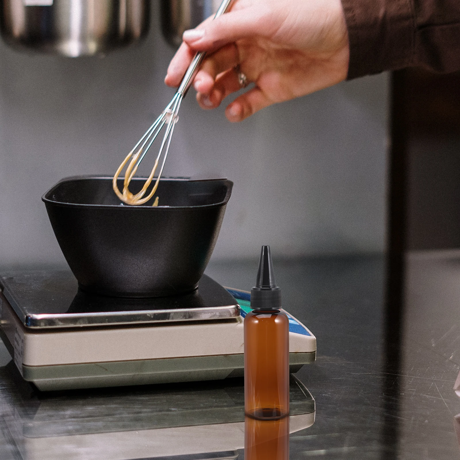 10 قطعة 50 مللي زجاجات زيت صبغ الشعر ضغط قضيب زجاجة للجسم غسول الشامبو مكيف الوشم الحبر قضيب زجاجة