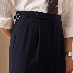 Pants Men Office-trouser Gentlemen's Business High Quality Wool Dress Pants Dress Pants Men Casual Pants Naples Versatile Pants