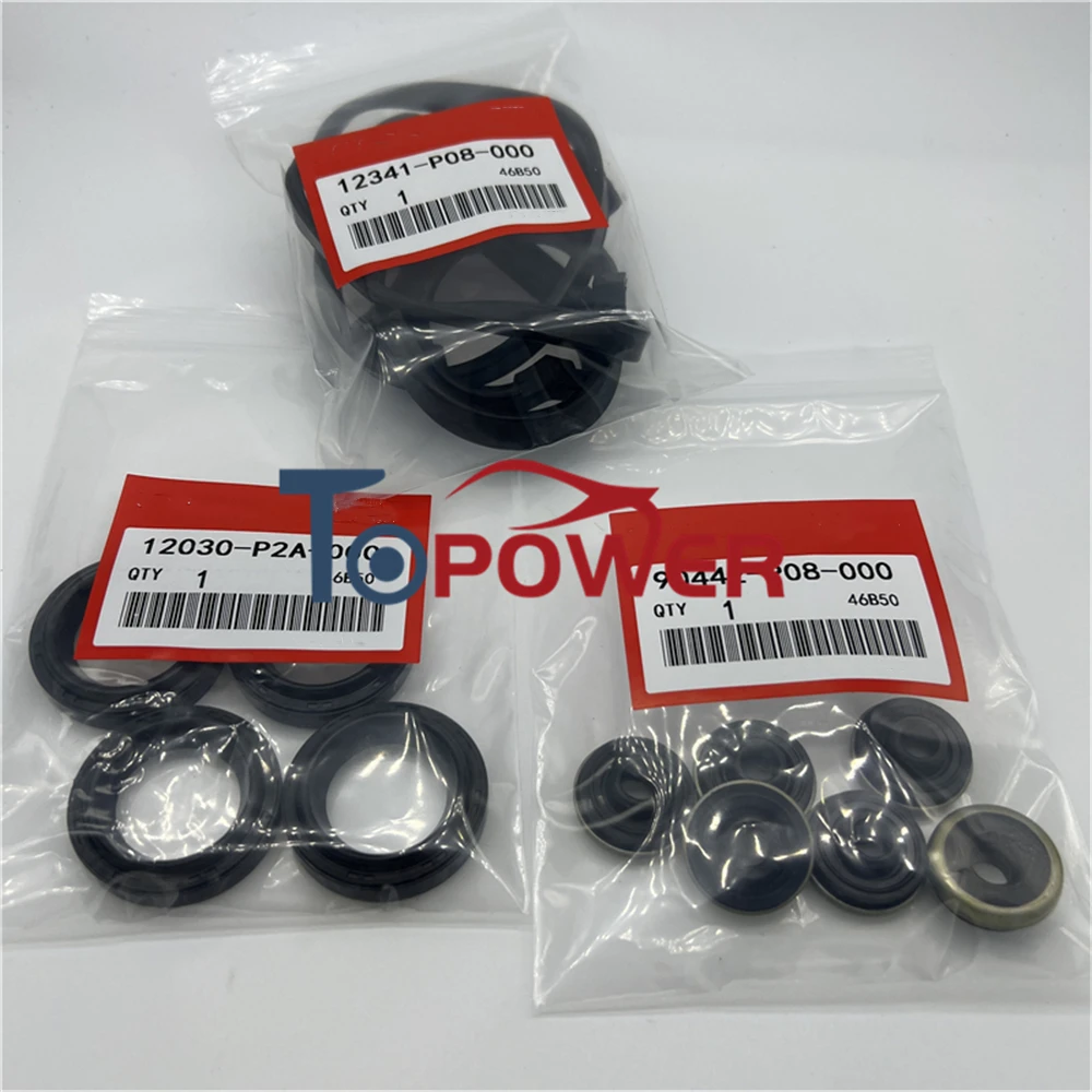 

12030-P2A-000 12341-P08-000 90442-P08-000 Valve Cover Gasket Set for Hondaa CIVIC VX HX EX DEL SOL Si Acuraa EL 1.6L L4 SOHC