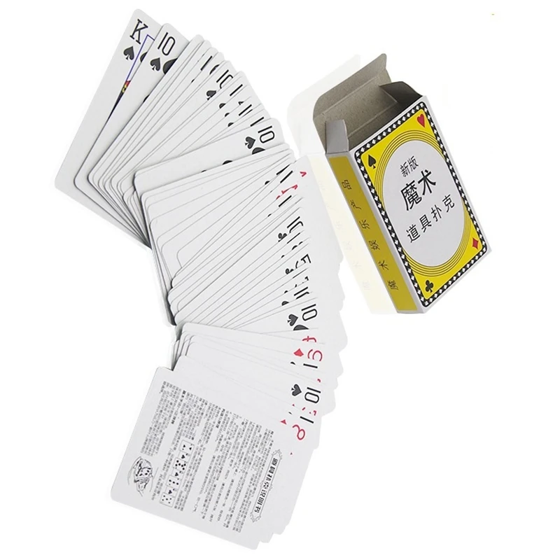 1Set Changeable Card Magic Tircks  Props Poker Atomic Cards Close-up Techniques Performing Magic Props Magic Playing Cards