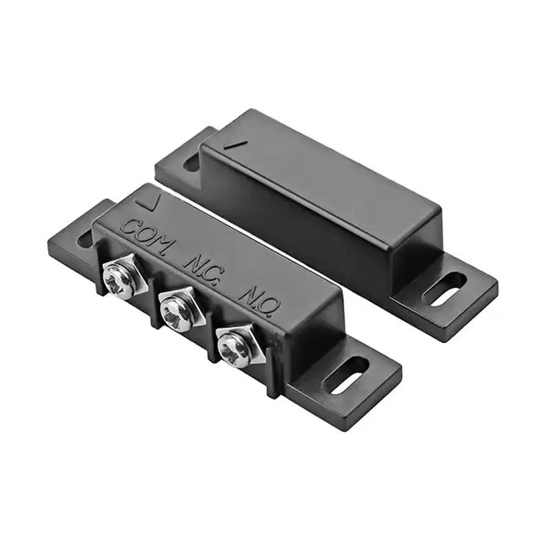 

10pcs Normally Closed And Open Wired Magnetic Proximity Reed Switch Sensor With 3 Concealed Terminals