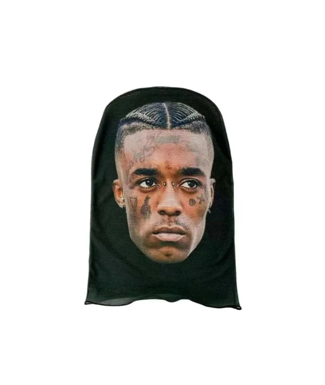 New 3D Printed Kanye Mask Elastic Mesh Full Face Mask for Men Women Cosplay Headwear Hip Hop Fashion Balaclava Hood Hat Headg