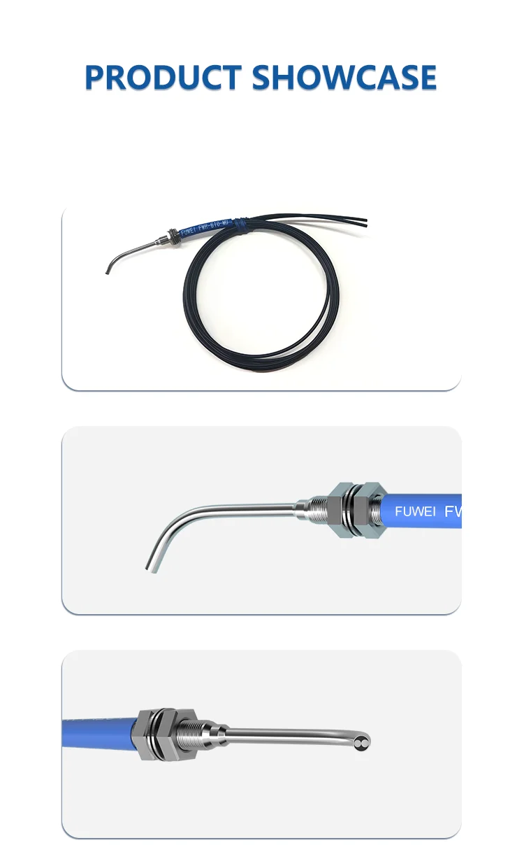Fuwei FWR-610-MU bogen 90 grad faser optik sensor diffus m3m4m6 sonde faser optik verstärker – Detail 12