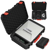 Starlink Mini Hard Case Waterproof Portable Starlink Mini Travel Carrying Bag with Foam Shockproof Storage Box Weatherproof