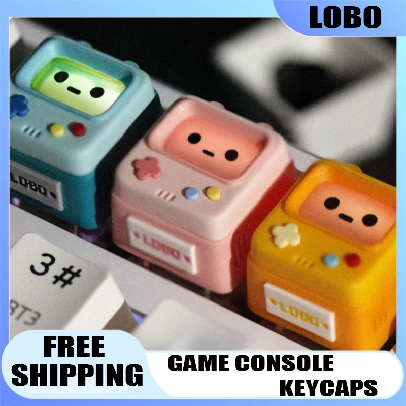 

Game Console Artisan Keycap Resin Custom Retro Personalized Keyboard Cap Cute Gaming KeyCap for Mechanical Keyboard Accessories