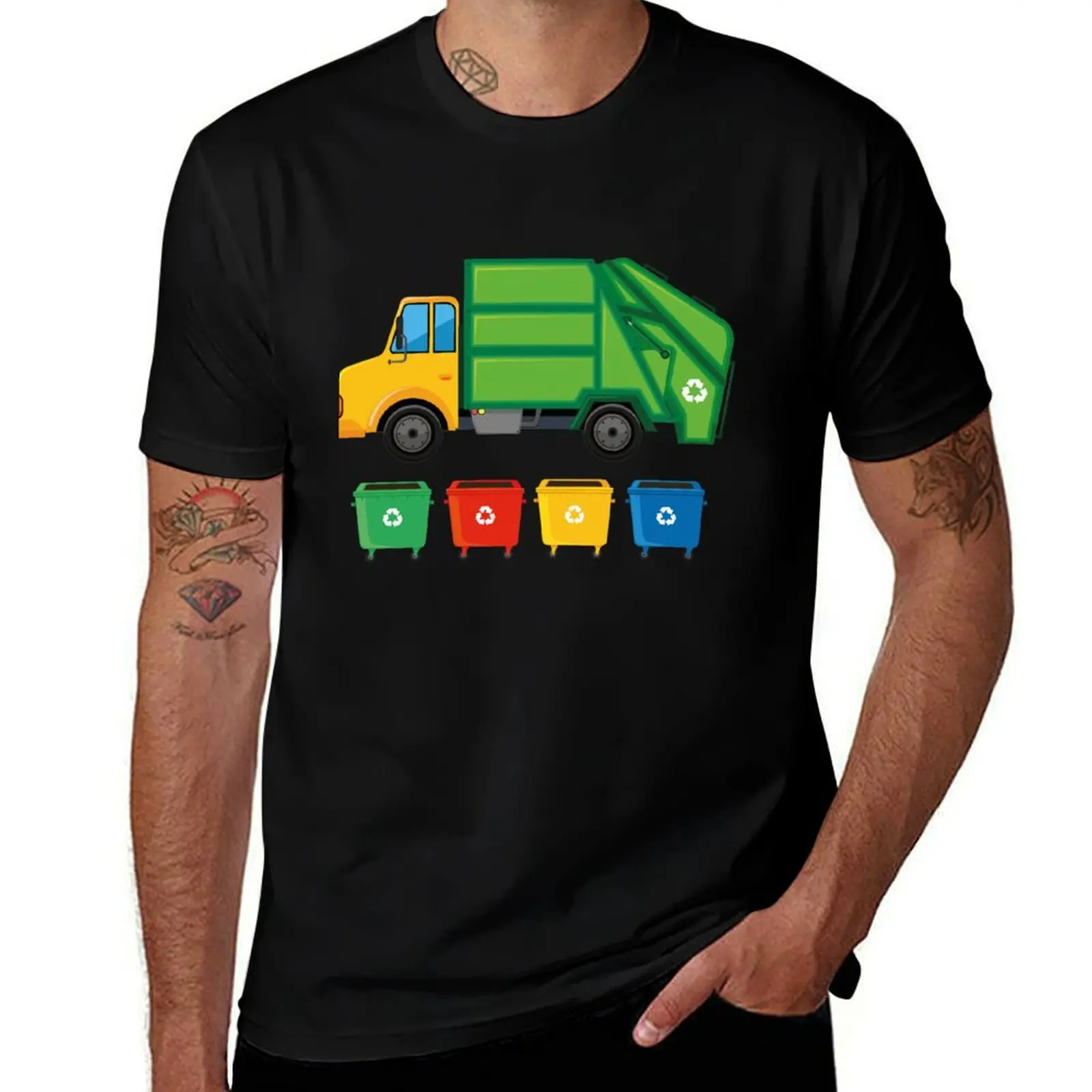 

Recycling Trash Truck Shirt Kids Garbage Truck T-Shirt man clothes funny gifts mens fashion