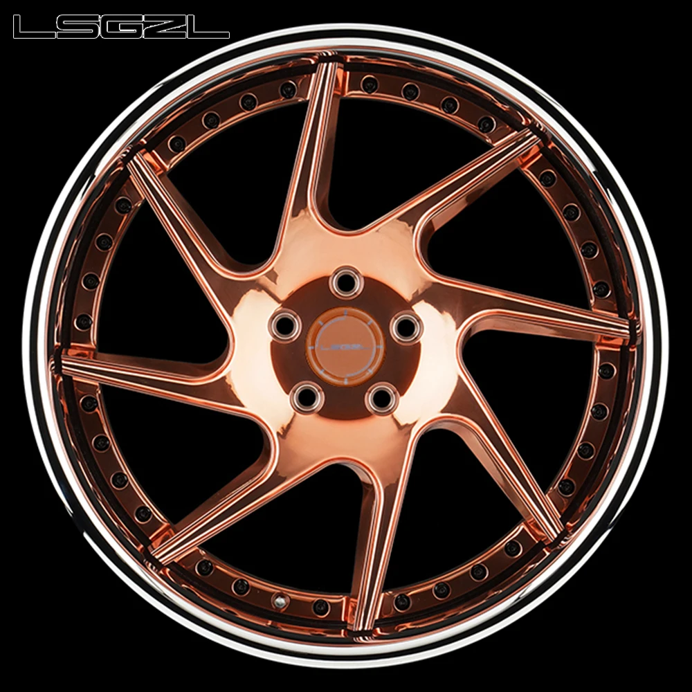 LSGZL 3 Piece Forged Wheel  High Quality 17 Inch to 23 Inch Lightweight Wheels 5x112 Rim 23 Inch