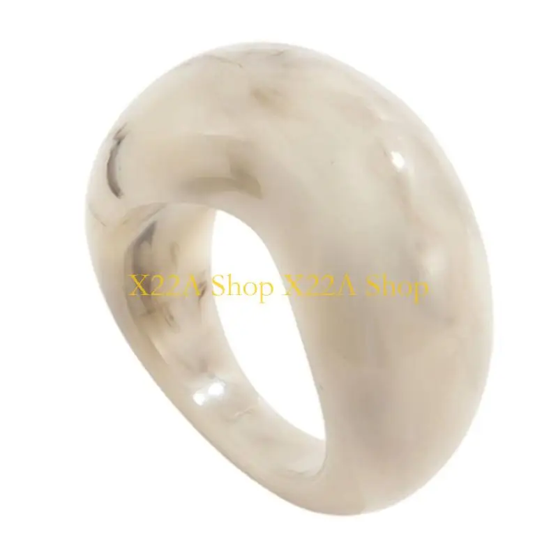 Unique Resin Cocktail Ring Stackable Joint Ring Comfortable Wear Finger Accessories For Party Work Or Special Event