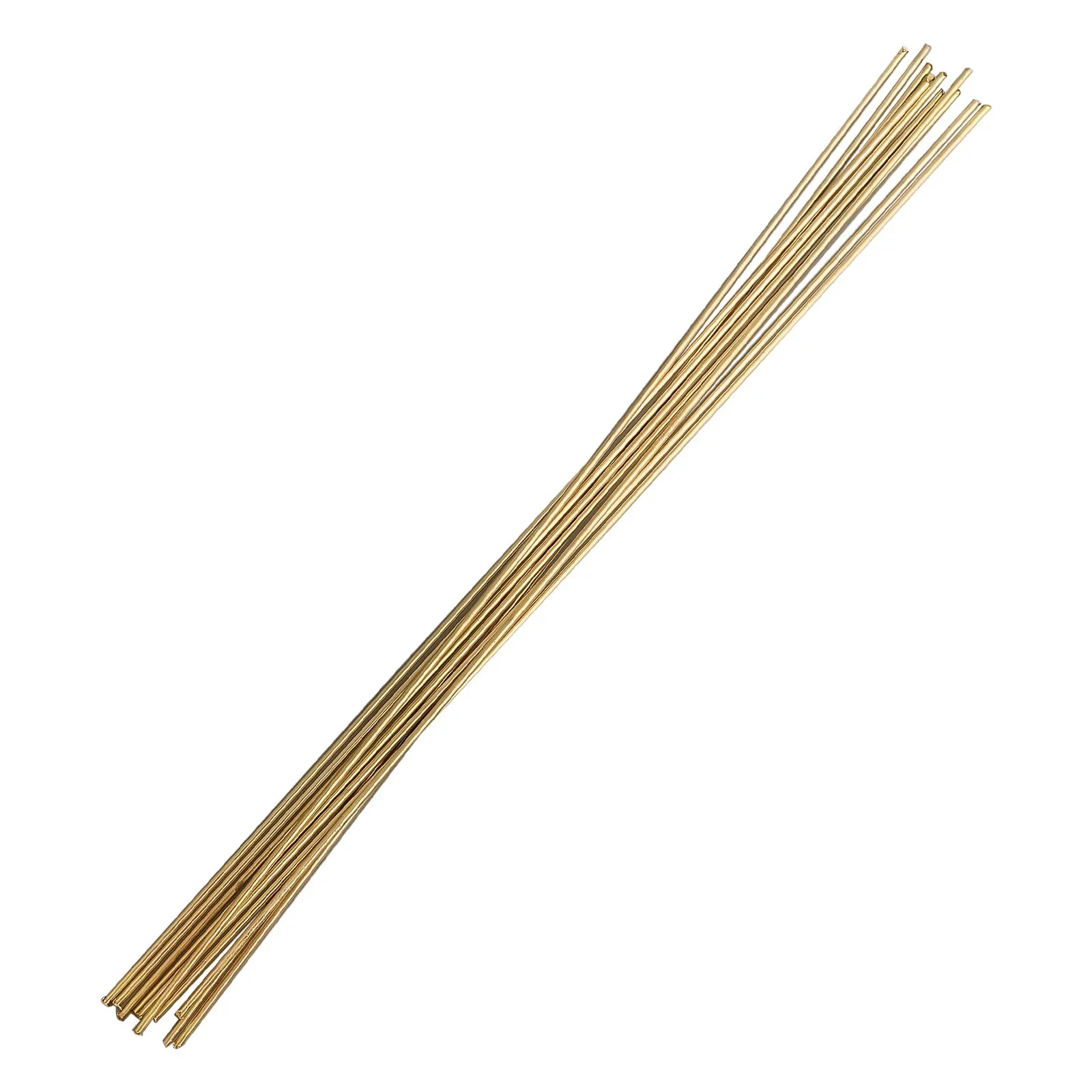 10pcs Brass Rods for Welding Brazing and Soldering 1 6mm Diameter 250mm Length for Copper and Iron For Repairs