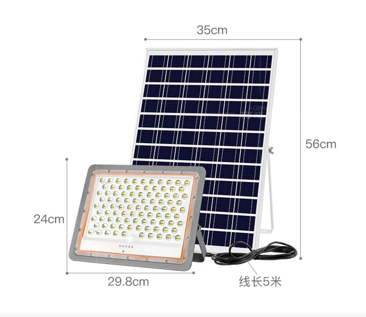 Solar floodlight outdoor super bright LED street light