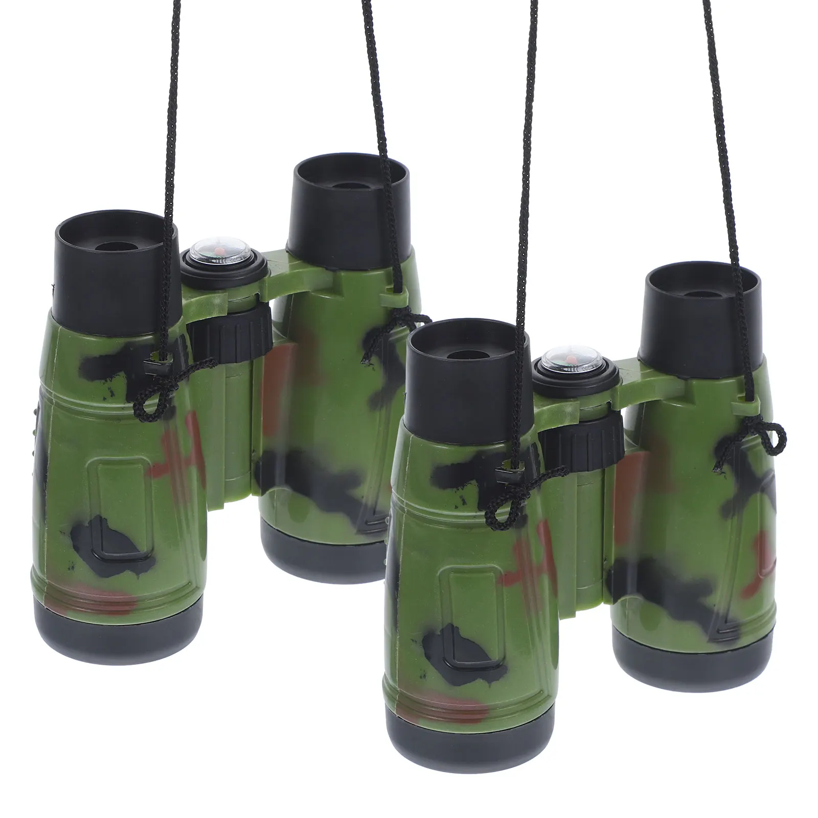 

Children's Camouflage Telescope Toys Outdoor With Compass Model 2PCS Children Binocular Interesting Toy For Kids