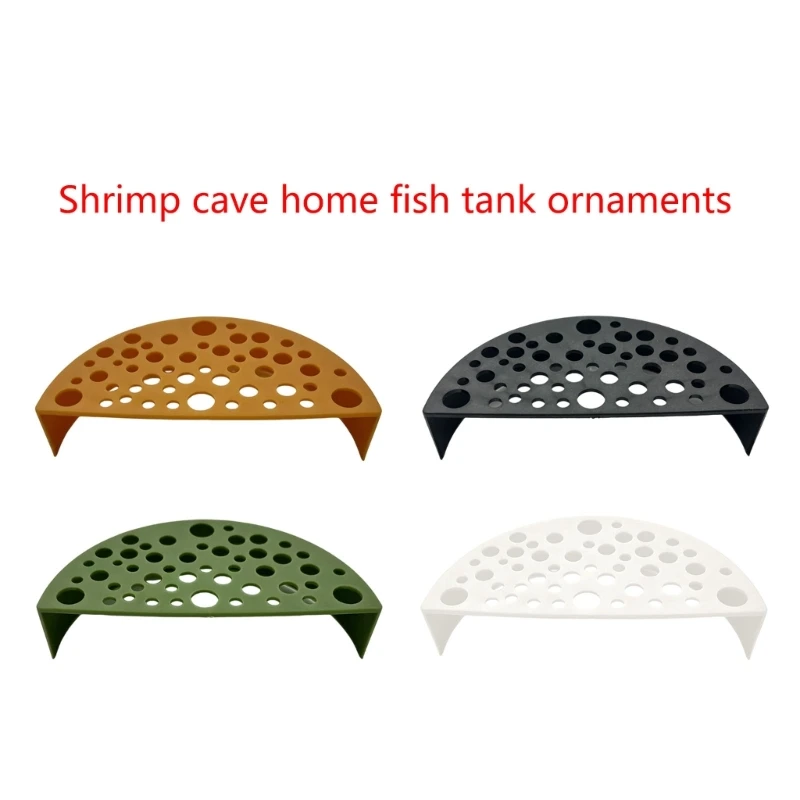 Aquariums Landscape Hallowed Cave Hideouts FishTank Decorations for Aquariums Terrarium Fish Shrimp Hideouts Simple Ornaments