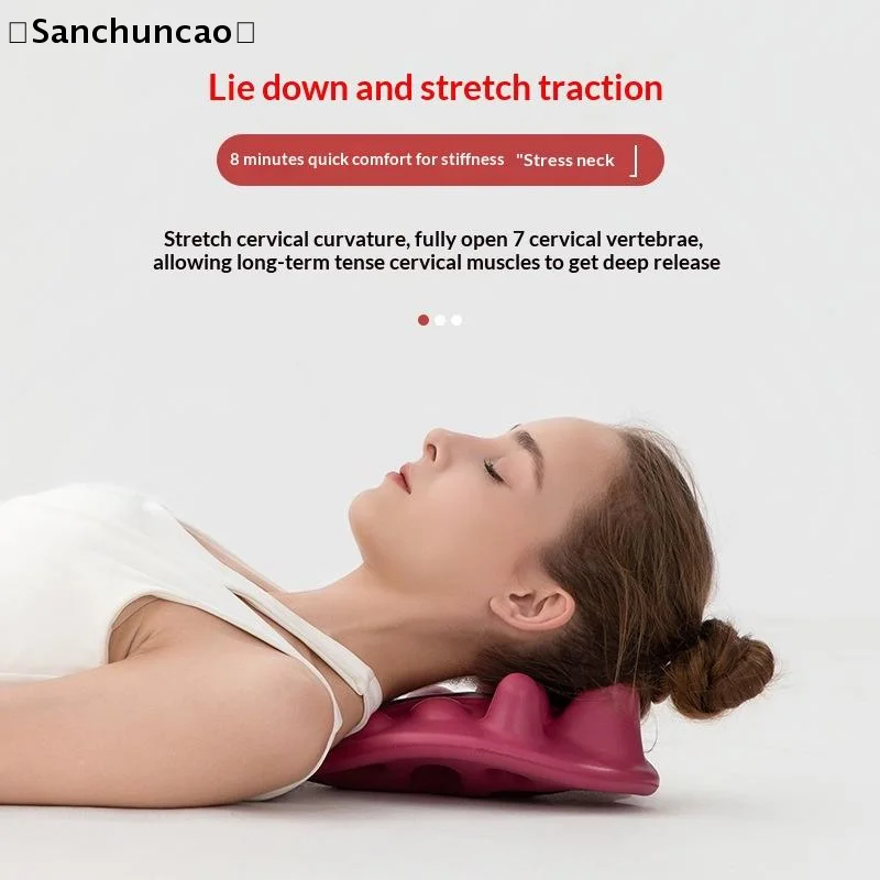 

ováSan Grupo массажер для акупрессуры шеи, эргономичный массаж шеи, дноуглубительные точки иглоукалывания, массажная подушка для спины, облегчает боль в низкой спине