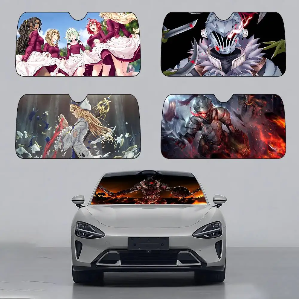 

Goblin Slayer автомобильный солнцезащитный козырек лобовое стекло автомобиля универсальный солнцезащитный козырек складной козырек