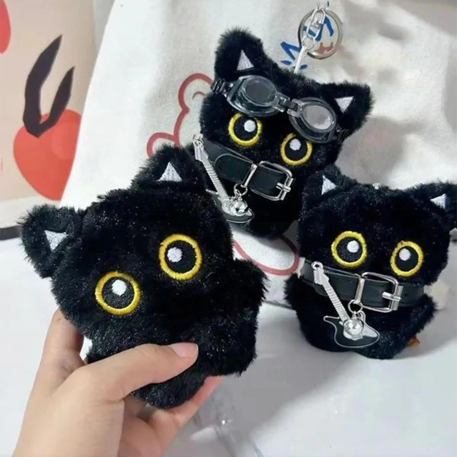 

Cat Purse Charm 12cm Cute Soft Funny Cat Keychain Plush Stuffed Animal Charm For Kids Teens Adult Women Girls Birthday Backpacks