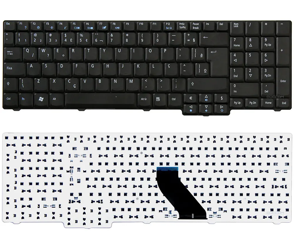 Compatible Keyboard Notebook Acer Emachines E528 E728 Aspire 9410 9410/Z 9410-4317 9410z 9420 7720z 8730 8735 7000 7004 7100