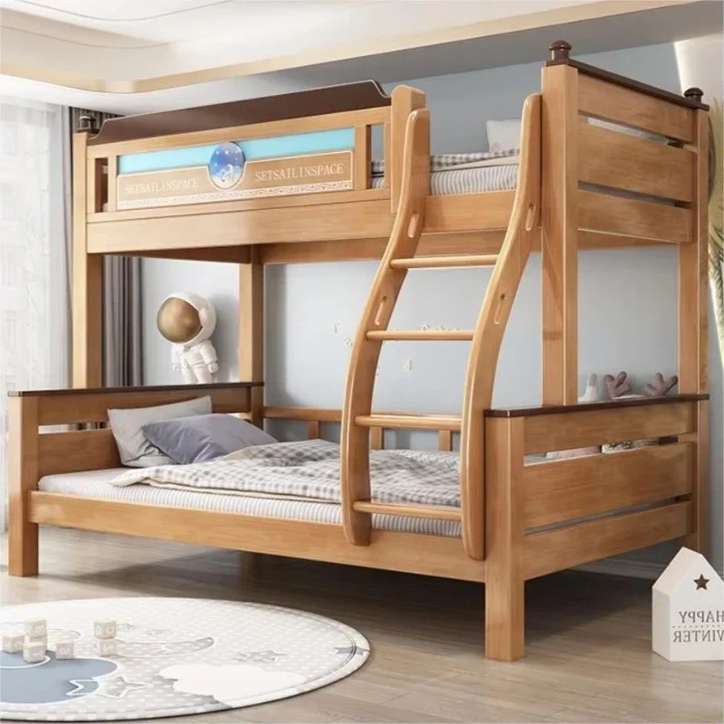 

French European Wooden Design Kids Bed Furniture Frame Double Double Modern Kids Bunk Bed