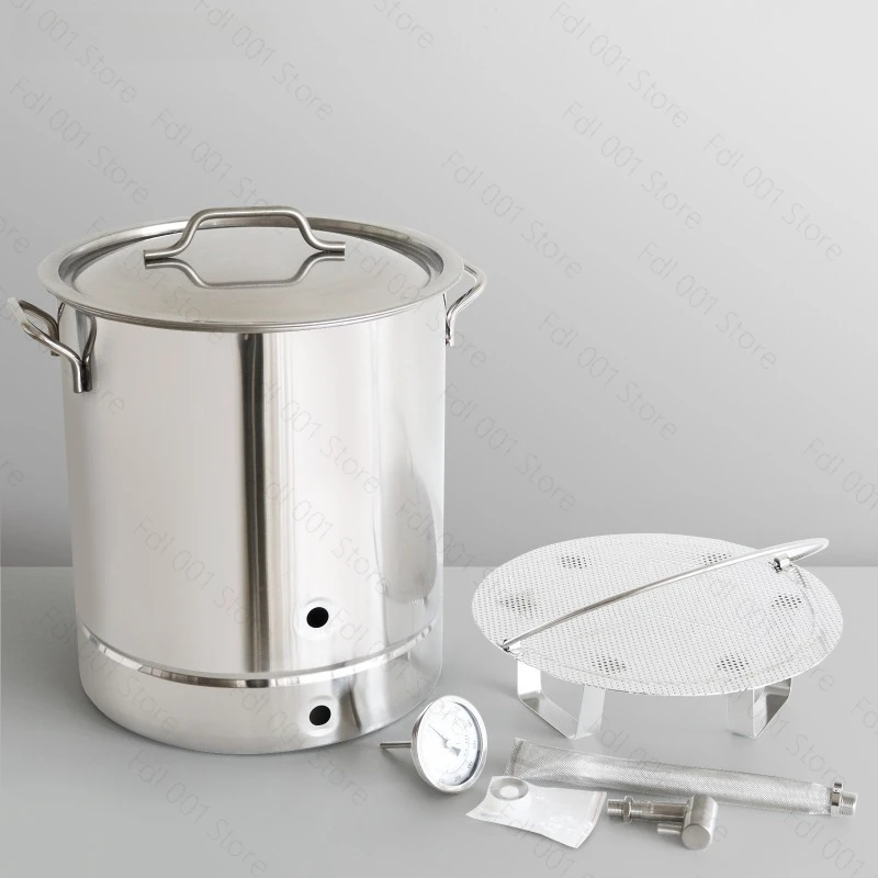 Stainless steel household beer barrel with faucet enzyme barrel temperature control grape cooling fermentation