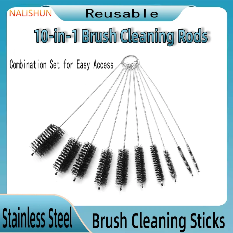 Cleaning Needles Brushes Cleaner Tools Carburetor Carbon Dirt Jet Remove for Automobile Motorcycle Welder Carb Chainsaw Cleaner