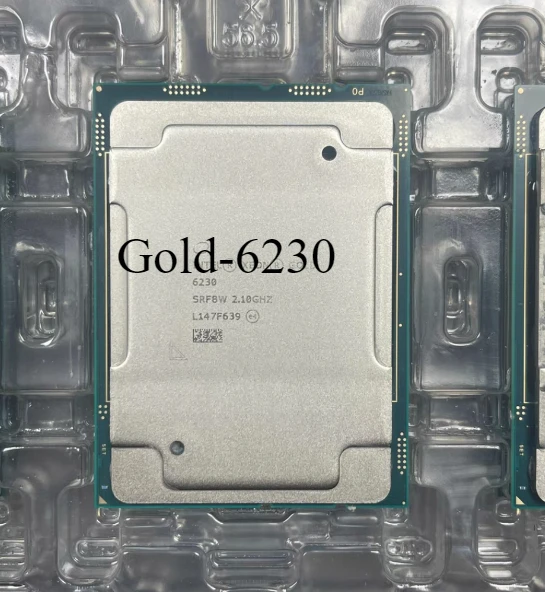 1pcs/lot perfect test used Gold-6230N Gold 6230N 6230 CPU 20 Cores 40 Threads 125W processor LGA3647 DDR4 2933MHz