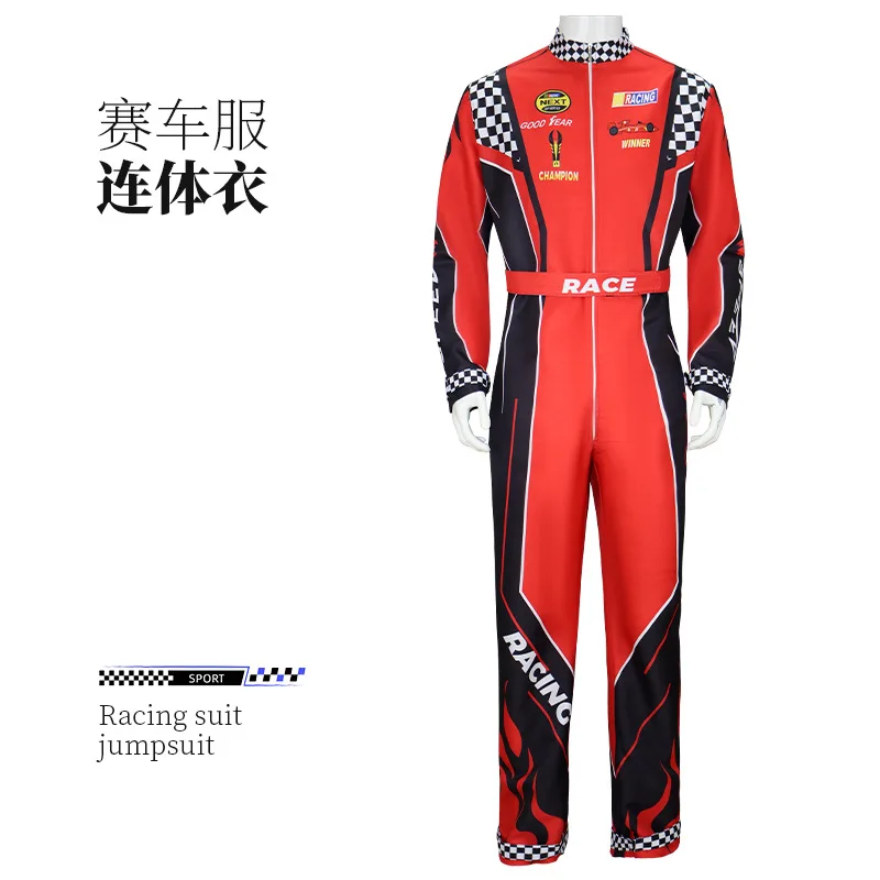 Racing Drift Driver karting tuta da allenamento spiaggia tuta cosplay outfit set da donna da uomo