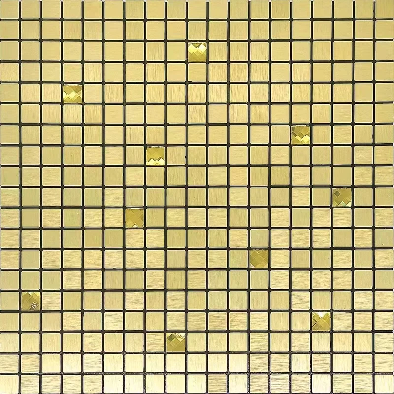 Color Mosaic From Sticky Wall Stickers Gold 3D dimensional Wall Sticker Restaurant Out of the Shoe Cabinet Bathroom Decor