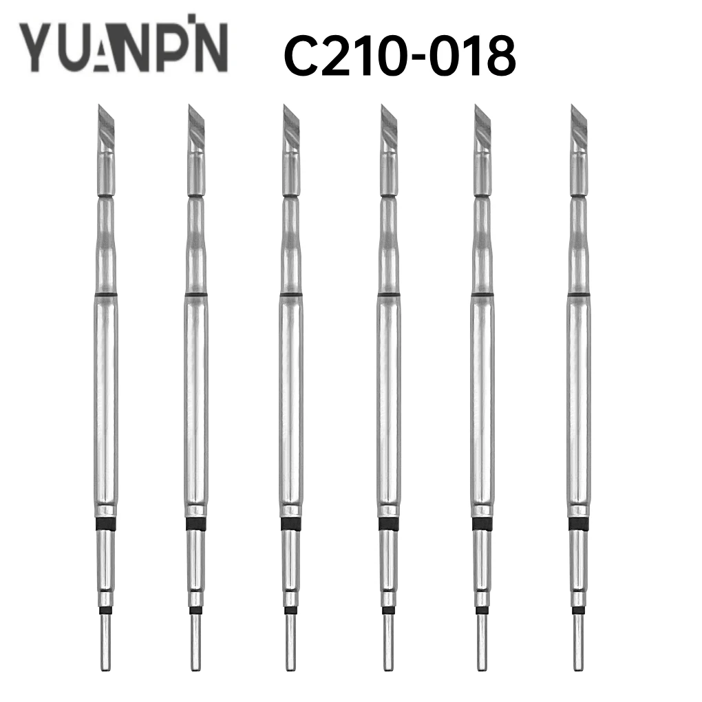 YUANPIN C210018 Soldering Iron Tips Lead-free Copper JBC C210 Series welding Tin Head Repair Tool