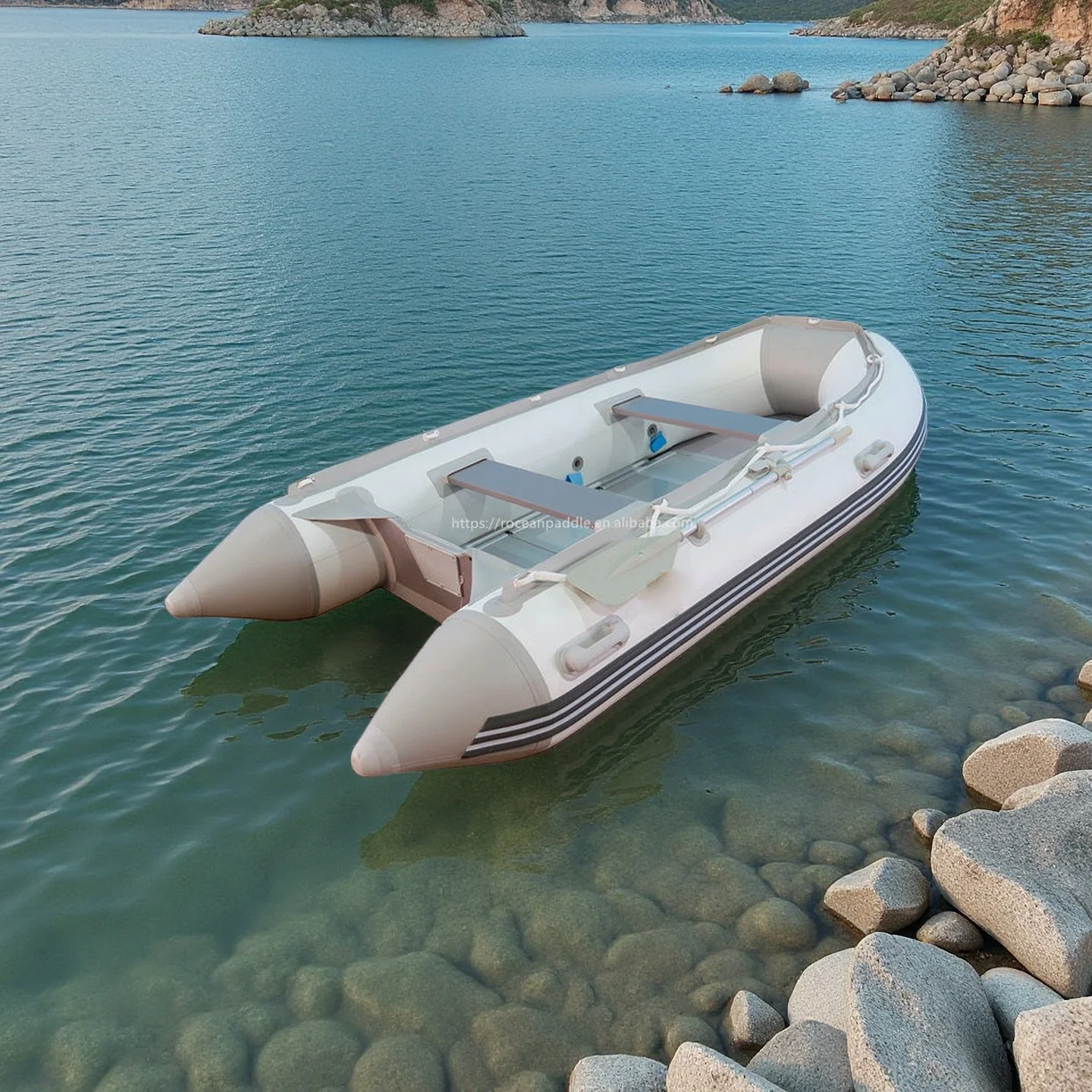 مجموعة قوارب الإبحار قارب بلاستيكي قابل للنفخ للرياضات المائية في الهواء الطلق قوارب الكاياك المحمولة للبيع #1