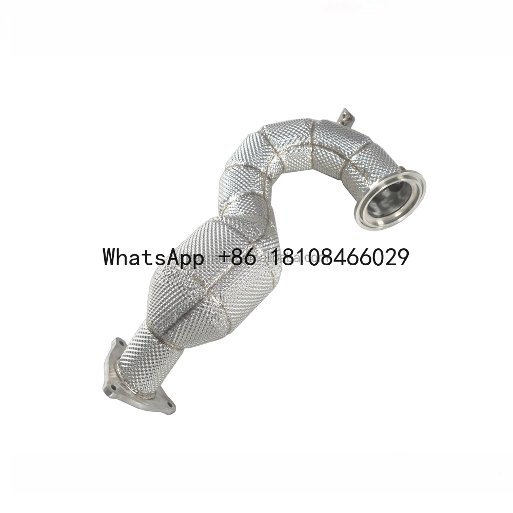 

Performance Stainless Steel Downpipe for Land Rover Range Rover Evoque 2.0T 2016-2019 High Flow Exhaust Sport Cat Downpipe