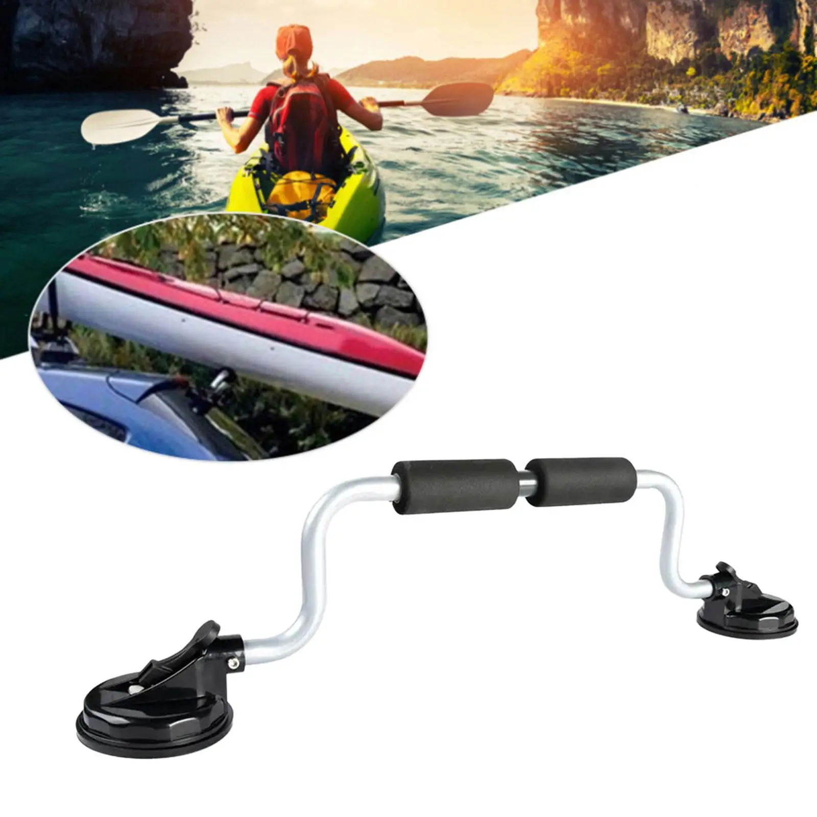 Kayak Roller Aluminum Load Assist for Canoes Paddleboard Surfboard