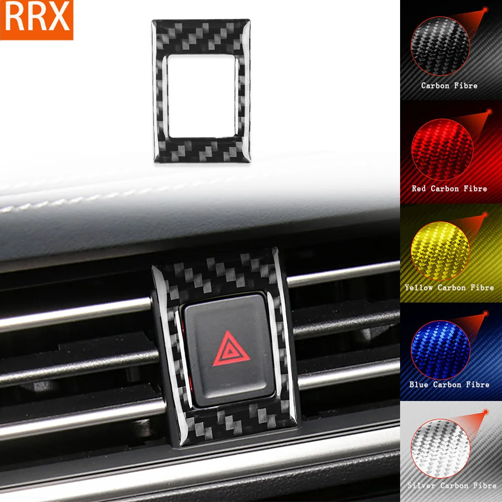 For Volkswagen Jetta 2019-2023 Real Carbon Fiber Sticker Centre warning light Panel Trim Cover Car inside decorative Accessories