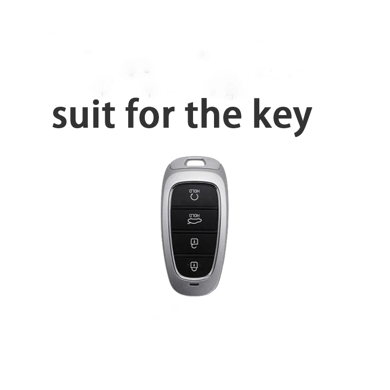 ICAR TPU for Hyundai Tucson Solaris Sonata Hybrid NEXO NX4 Santafe Dn8 4 Buttons 2020 2021 2022 Car Key Case Cover Accessories