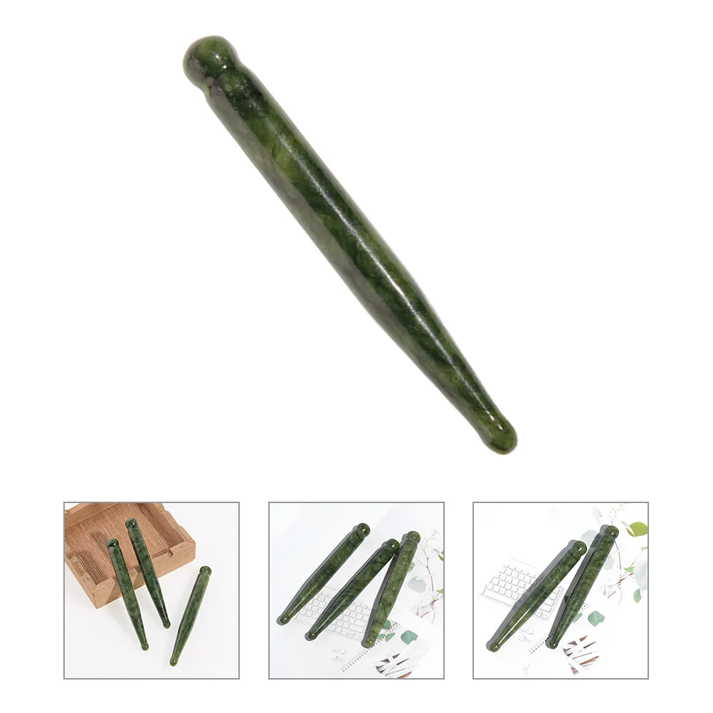 Jade Massager Stick Acupressure Pen Tools Acupuncture Point Sticks Manual Foot Massaging Trigger Finger Roller Walker