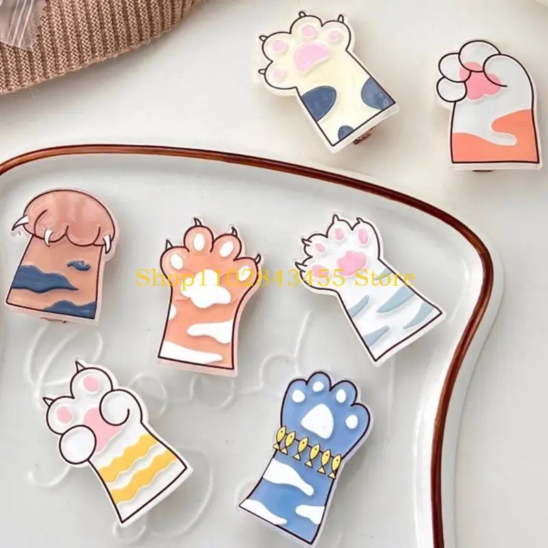 49MC Y2K Jepit Rambut Jepit Rambut Akrilik untuk Anak Perempuan Jepit Rambut Anti Selip Mode InStyle untuk Ornamen